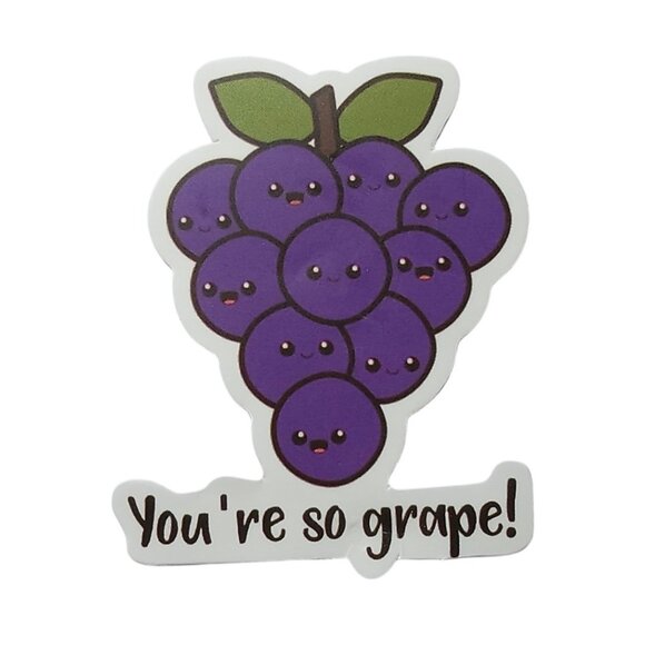 🎯 10 for $10 / You're So Grape Sticker - Picture 1 of 2